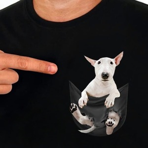 Bull Terrier Graphic Tee: Y2K Hip Hop Animal Print Top