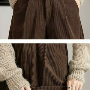 Corduroy High-Waisted Shorts: Edgy Academic Style