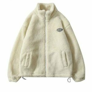 Harajaku Y2K Urban Winter Fleece Zip Jacket