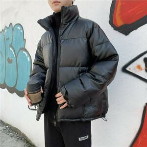 Harajuku Y2K Leather Jacket: Streetwear Winter Coat