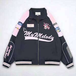 Kawaii Racer Jacket - Y2K Sanrio Balletcore Streetwear