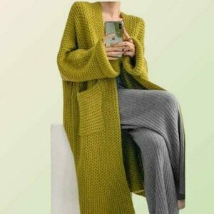 Korean Streetwear Y2K Fluffy Knit Cardigan