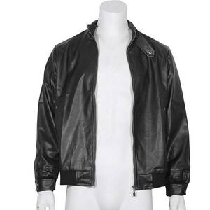 Retro Black Leather Biker Jacket for Men - Y2K Streetwear Classic