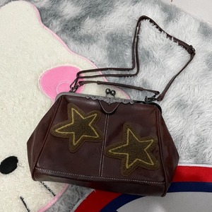 Retro Star Leather Shoulder Bag for Trendy Streetwear