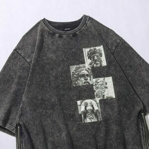 Vintage Hip Hop Punk Style Men's Graphic Tee