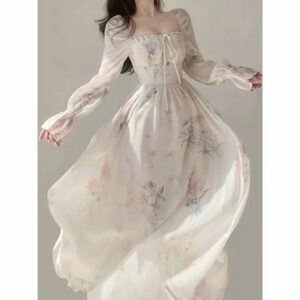 Y2K Boho Floral Maxi Dress: Streetwear Fairycore Style