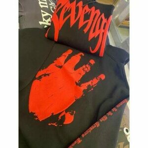 Y2K Hip Hop Style Revenge Oversize 3D Print Hoodie