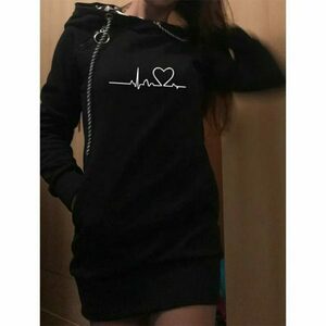 Y2K Hooded Sweater: Women's Trendy Long Sleeve Streetwear