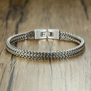 Y2K Men's Stainless Steel Double Rope Chain Bracelet