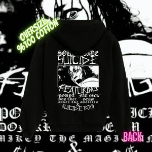 Y2K Oversized Hoodie for Suicide Boys Trend