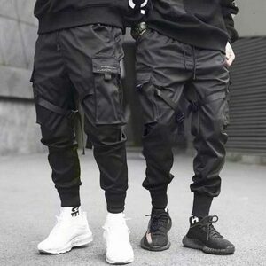 Y2K Techwear Cargo Joggers for Men