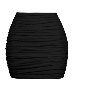 2024 High Elasticity Double Layer Pleated Mini Skirt