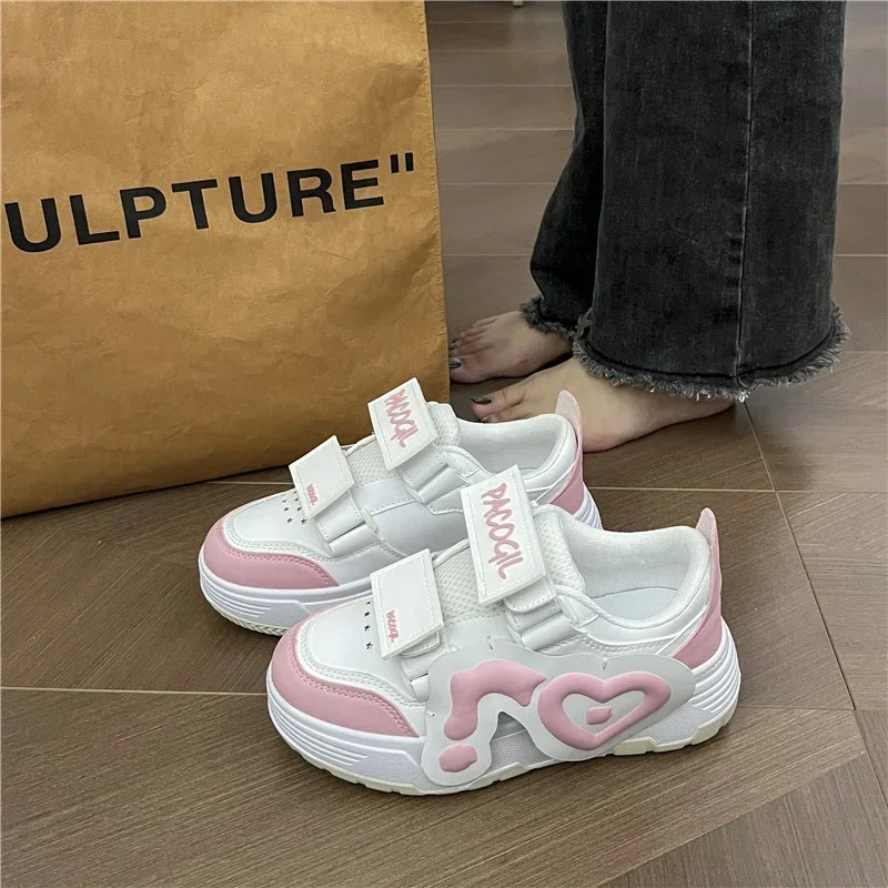 2024 New Korean Platform Sneakers for Women, Casual Fashion Shoes