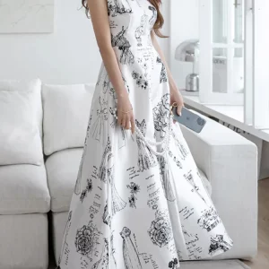 2024 Summer Boho Beach Vacation Maxi Dress for Women