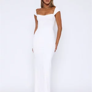 2024 Summer Maxi Bodycon Dress for Women, Elegant Evening Party Clubwear