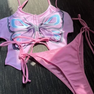 2024 Summer Sexy Butterfly Bikini Set for Women - Fashion Swimwear & Beachwear