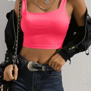 2024 Summer Solid Tank Top Fashion Vest