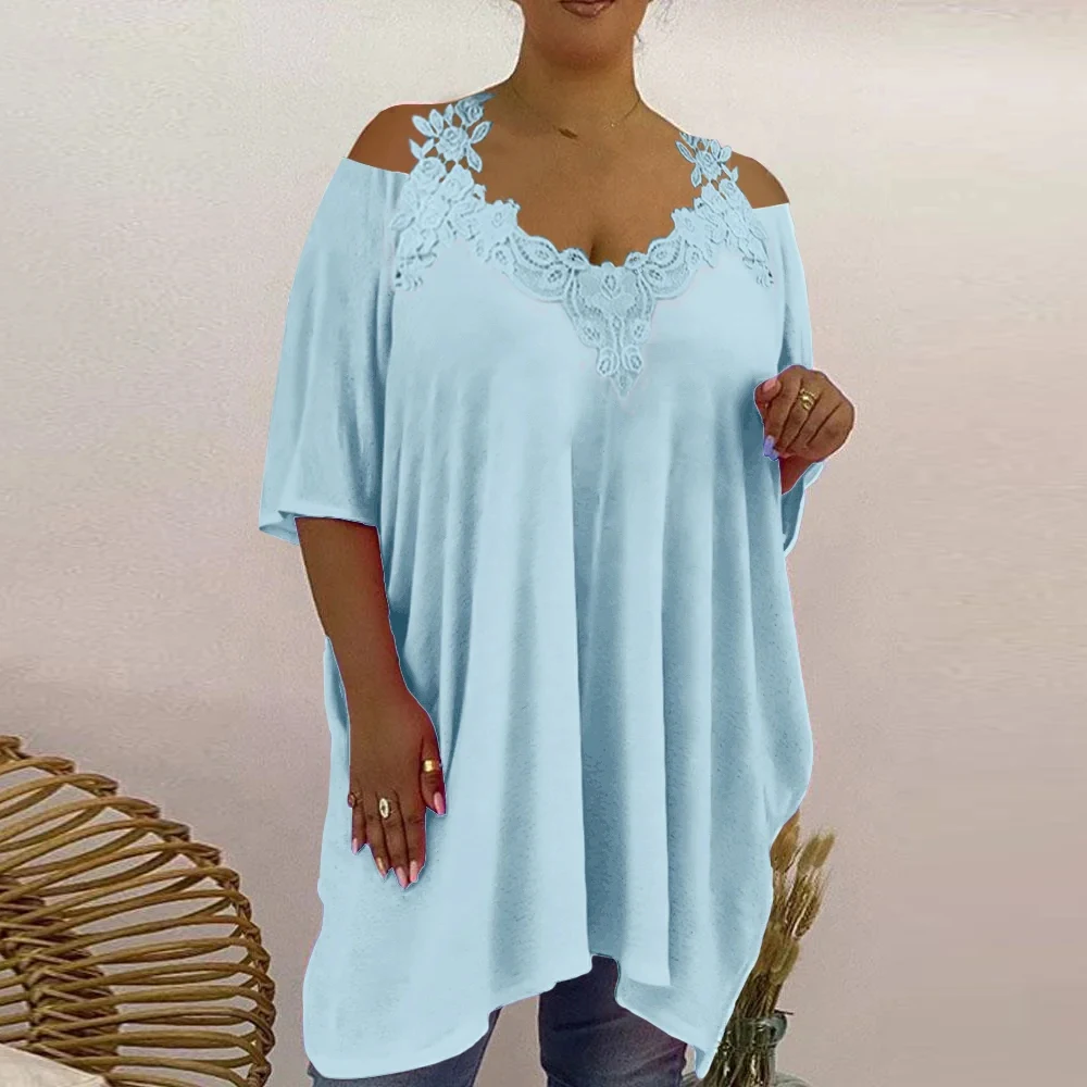 2024 Summer Women's Plus Size Short Sleeve Tee Shirt