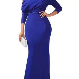 2024 Women's Off-Shoulder Bodycon Club Dress