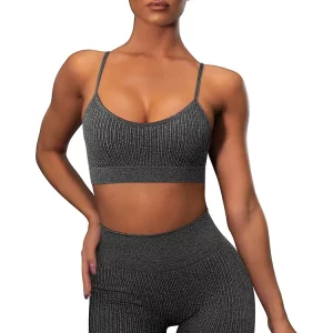 2024 Women's Solid Fitness Tank Top & Shorts Set