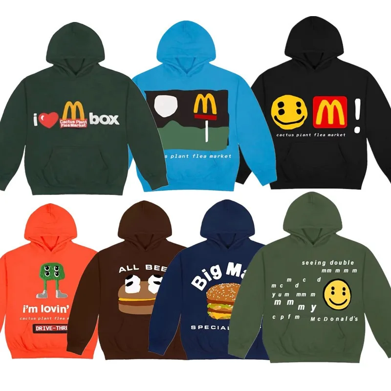 American Kawaii Creative Design Men's Printed Sweatshirts