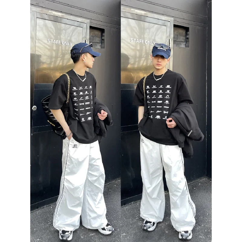 Baggy Parachute Y2K Joggers Streetwear Tracksuit