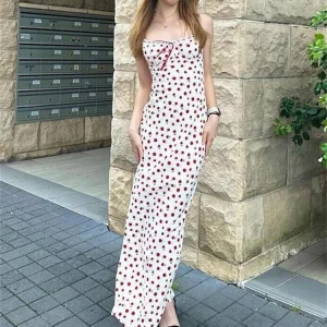 Beach Print Y2K Bodycon Off Shoulder Dress for Women - Elegant Summer Evening Party Wear 2024