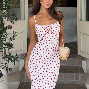 Beach Print Y2K Bodycon Off Shoulder Dress for Women - Elegant Summer Evening Party Wear 2024