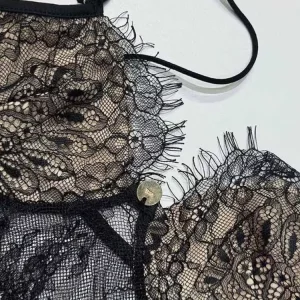 Black Lace Camisole: Sexy Spaghetti Strap V-Neck Tank Top