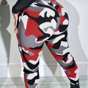 Camo Skinny Leggings 2024 | Spring Summer Elastic Yoga Pants