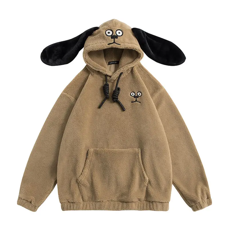 Cozy Rabbit Ears Hoodie for Women | Warm Vintage Pullover