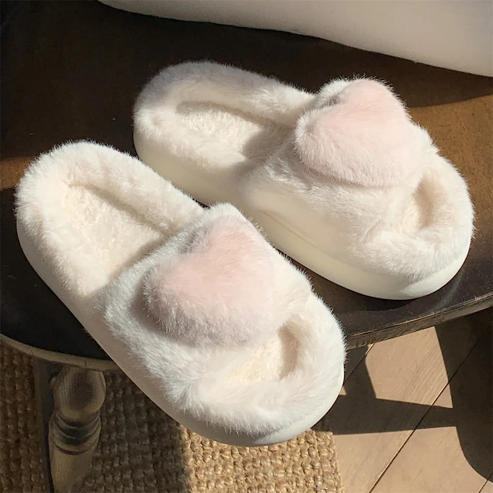 Cozy Winter Fur Slippers for Women | Warm & Fluffy House Shoes