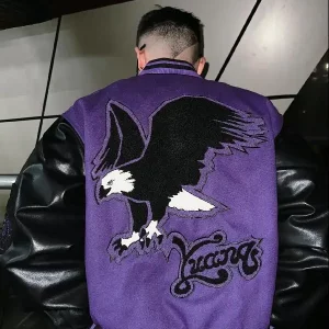 Eagle Letter Embroidered Men's High-end Casual Jacket