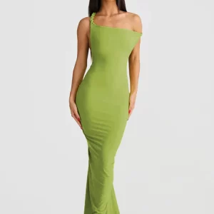 Elegant Backless Maxi Dress for Women - Strapless Sleeveless Evening Gown