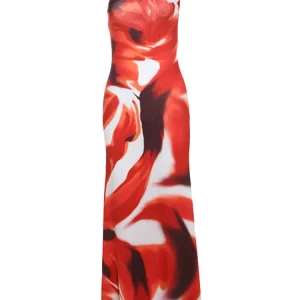 Elegant One Shoulder Print Maxi Dress for Women - Summer Fashion