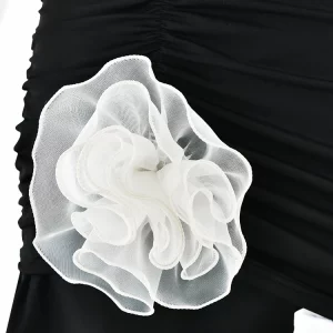 Elegant Summer Y2K Halter Ruffles Mini Dress - Sexy Backless Party Wrap Dress