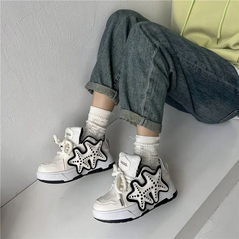 Fashion Letter Shoes Women's Unisex Hip Hop Sports Shoes