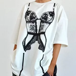 Harajuku Printed Women's Loose Summer T-Shirt - Soft Cotton Streetwear