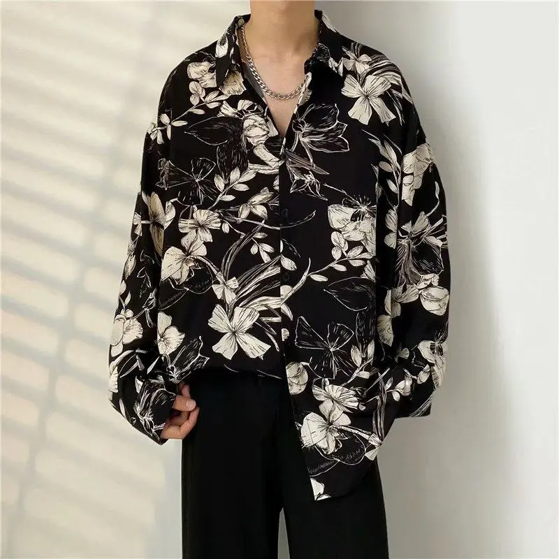 Hawaiian Beach Shirts Men's Long Sleeve Casual Fashion - Spring/Summer Collection