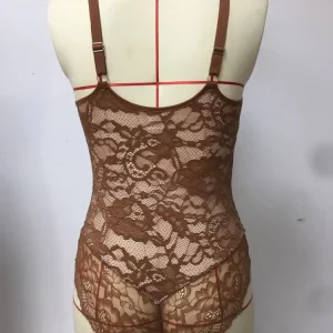 High-Quality Lace Bodysuit for Women | Abdominal Compression Shapewear