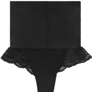 High Waist Lace Thong Panties for Women, Tummy Control Butt Lifter Shapewear