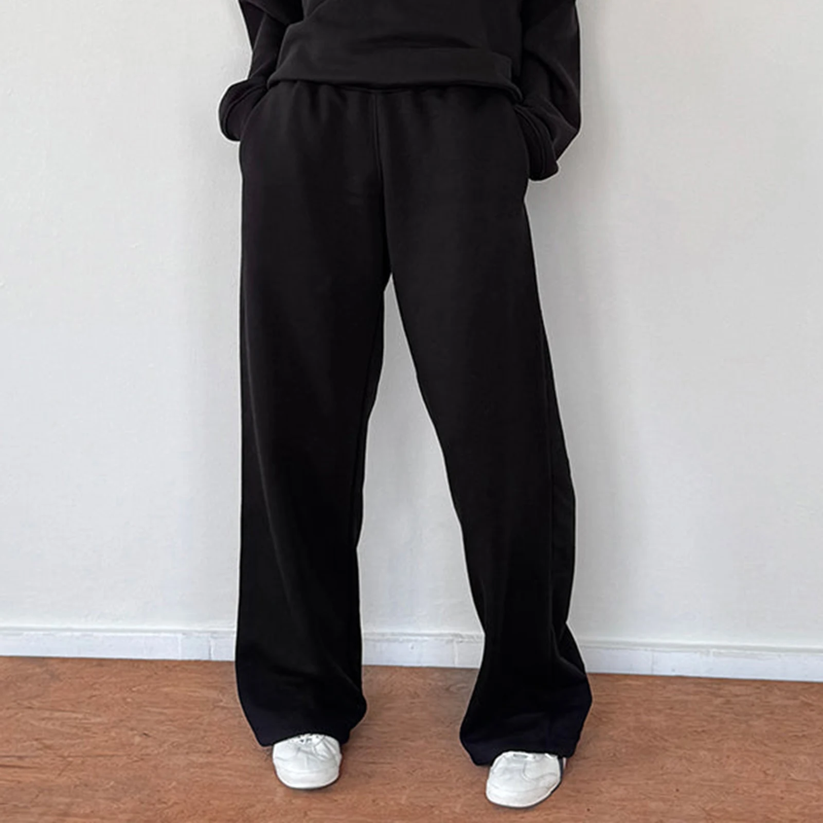 High Waisted Wide Leg Sweatpants for Women - Spring Casual Yoga Jogger