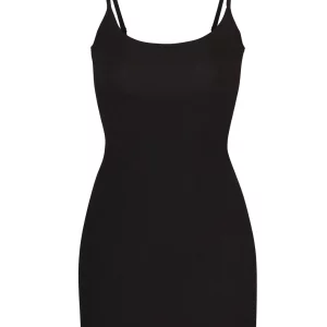 Plus Size Black Bodycon Mini Dress - Sexy Summer Camisole