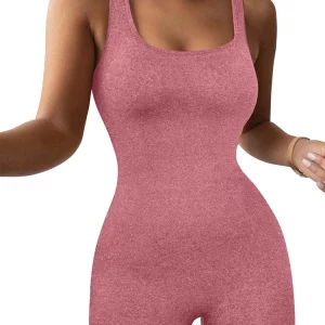 Seamless Fitness Vest Jumpsuit for Women - Sexy & Tight Yoga Gear