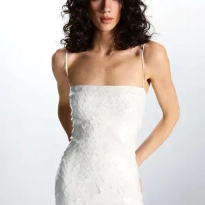 Sequin Suspender Dress: Elegant Backless Sleeveless Evening Wear