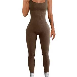 Sleeveless Yoga Jumpsuit for Women | High Waist Hip Lifting | Large Size Tight Sports Clothes