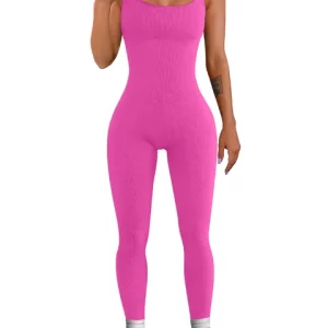 Sleeveless Yoga Jumpsuit for Women | High Waist Hip Lifting | Large Size Tight Sports Clothes