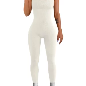 Sleeveless Yoga Jumpsuit for Women | High Waist Hip Lifting | Large Size Tight Sports Clothes