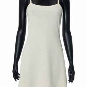 Solid Basic Knitted Bodycon Dress for Women - Sexy Mini Club & Party Wear