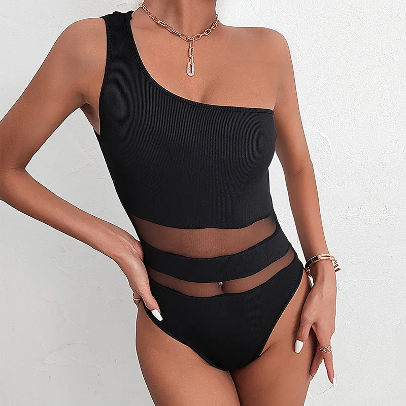 Spicy Girl Mesh Sleeveless Bodysuit Jumpsuit